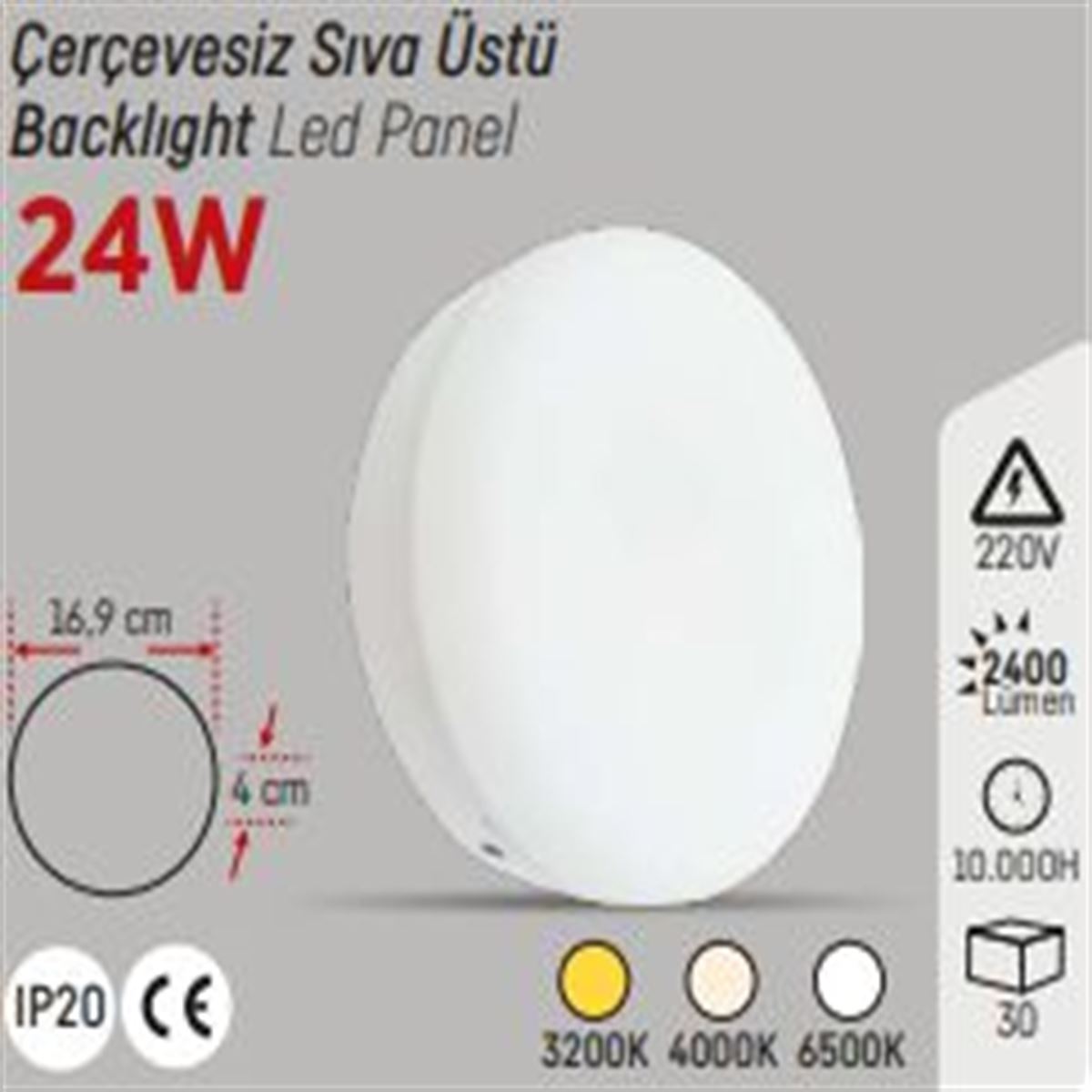 SIVA ÜSTÜ YENI 24W PANEL 1
